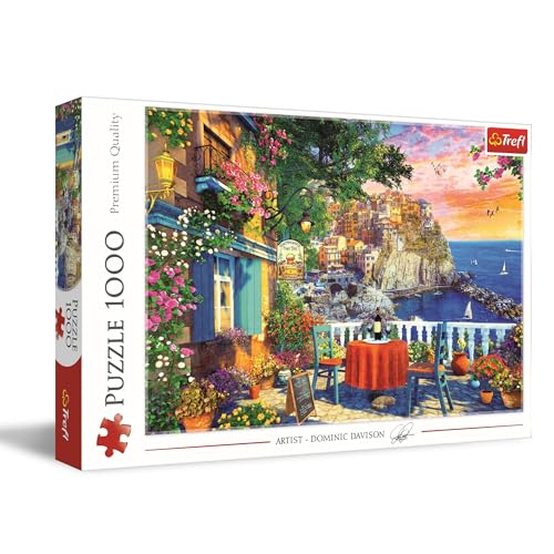 Trefl Veduta Delle Cinque Terre 1000 Pezzi-Puzzle Fai Da Te, Immagine Dipinta, Intrattenimento Creativo, Per Adulti E Bambini A Partire Da 12 Anni, Mu