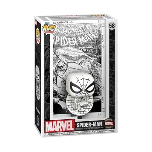 Funko Pop! Comic Cover: Marvel'S 85Th - Spider-Man - Spider-Man​ - Marvel Comics - Fumetti Marvel - Figura In Vinile Da Collezione - Idea Regalo - Mer