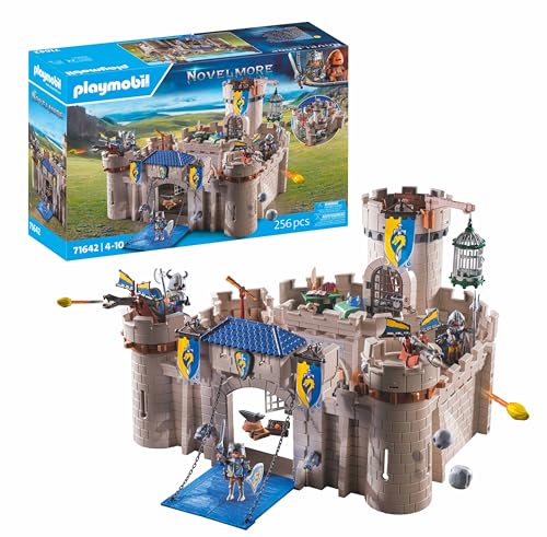 Playmobil Novelmore 71642 Castello Dei Cavalieri, Completo Di Tre Cavalieri E Numerosi Accessori Per Battaglie Realistiche, Giocattolo Per Bambini Dai