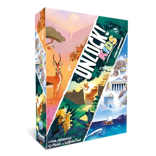 Asmodee - Unlock! Kids - Storie Leggendarie, Escape Room Da Tavolo, 6+ Anni, 1-4 Giocatori, Edizione In Italiano