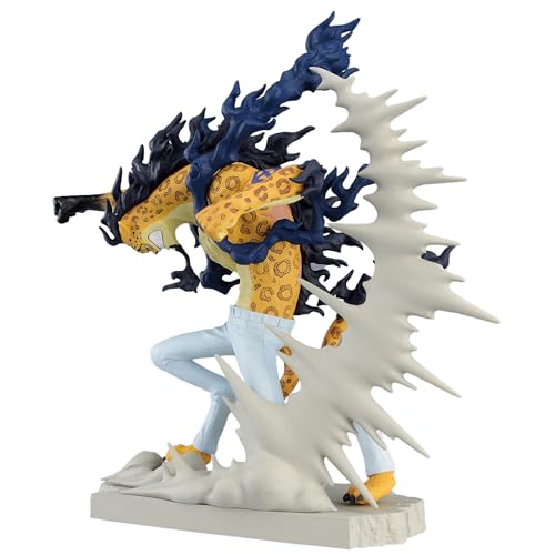 Banpresto Bp89378P Action Figure Rob Lucci One Piece, Senkozekkei, 10 Cm, Multicolore