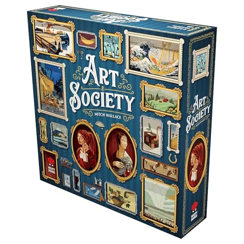 Mighty Boards: Art Society - Gioco Da Tavolo Da Collezione, Offerta Alle Aste, Colleziona E Mostra La Tua Arte, Età 10+, 2-4 Giocatori, 30-60 Min