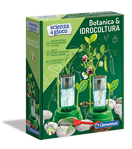 Clementoni Scienza E Gioco - Botanica & Idrocoltura Gioco Scientifico Per Bambini, 8 Anni, Multicolore, 19151