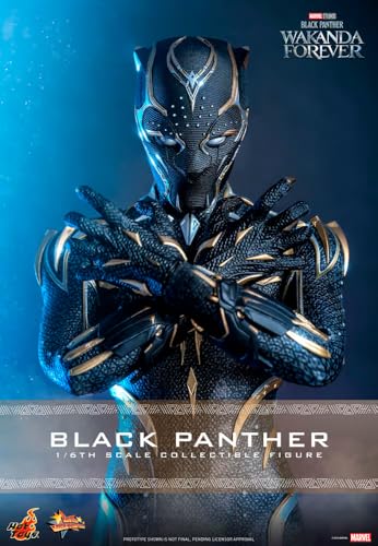 Hot Toys Black Panther: Wakanda Forever Movie Masterpiece 1/6 Black Panther 28 Cm
