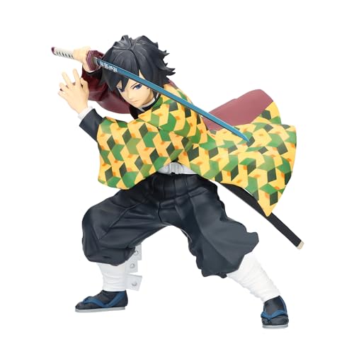 Banpresto Bp89359P Action Figure Giyu Tomioka Demon Slayer: Kimetsu No Yaiba, Maximatic, 17 Cm, Multicolore