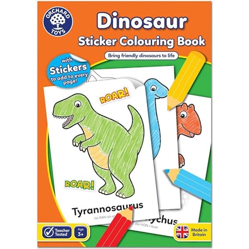 Orchard Toys Colouring Book - Dinosaur: Ed. Inglese