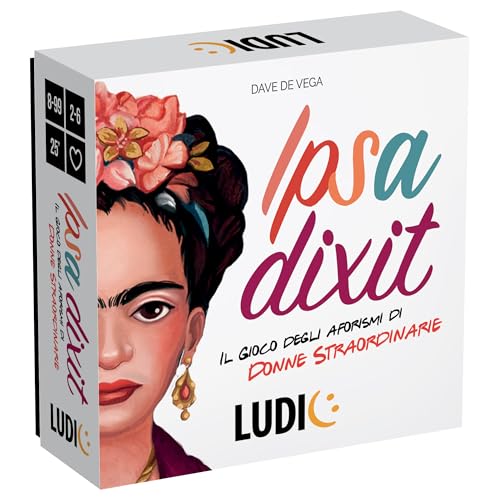 Ludic Ipsa Dixit Il Gioco Degli Aforismi Di Donne Straordinarie It59872 Gioco Di Società Per La Famiglia Per 2-6 Giocatori Made In Italy
