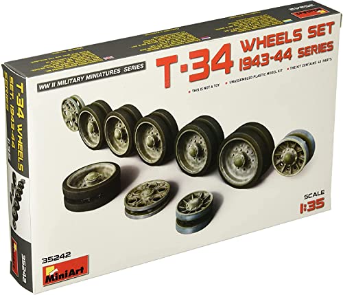 Unbekannt Mini Art 35242 – Modellino Di – T 34 Wheels Set, 1943 – 44 Series