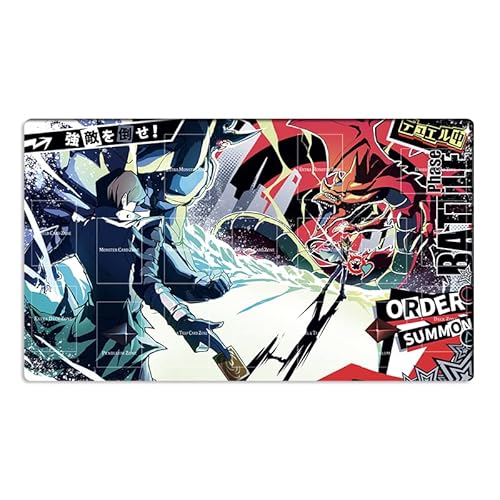 Mlikemat Zd039-959-A - Tappetino Da Gioco Con Carte Collezionabili Slifer The Sky Dragon & Kaiba Seto Tcg Ccg Ocg Con Zone + Borsa In Omaggio