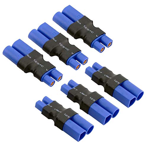 3 Coppie Senza Fili Ec5 A Spina Ec3 Femmina Maschio Adattatore Connettore Wireless Per Rc Fpv Drone Auto Lipo Caricabatteria Nimh Esc