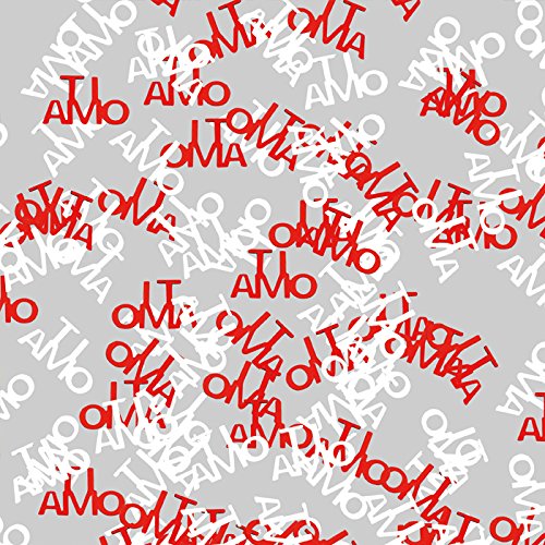 Big Party Confetti Scritta Ti Amo