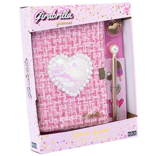 Girabrilla Tweed Diario Segreto, Colore Rosa, Taglia Unica, 19147