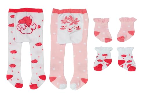 Baby Annabell Collant E Calzini In Diverse Combinazioni Di Colore Per Bambole Da 43 Cm, Confezione Da 2 Collant Per Bambole, 710807 Zapf Creation