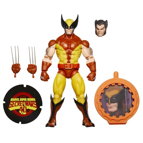 Hasbro Marvel Legends Series, X-Men, Wolverine, Action Figure Vintage Collezionabileispirata Ai Fumetti Marvel Guerre Segrete, Da 15 Cm