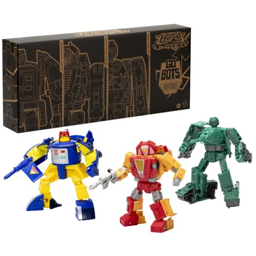 Transformers Generations Selects, Legacy United, Confezione Da 3 Go-Bot Guardians Deluxe Class, Action Figure