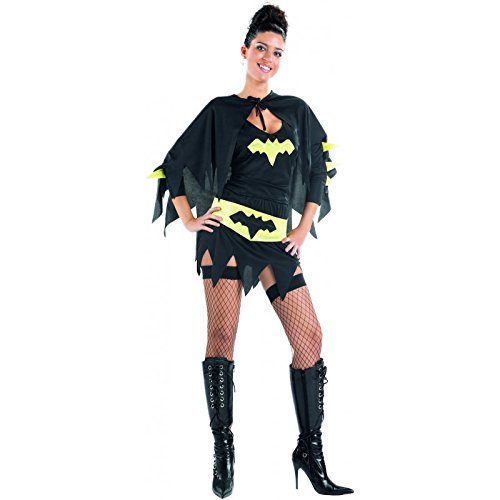 Atosa – Costume Donna Super Hero Comic, Colore: Nero, M-L, 73911