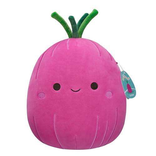 Squishmallows Sqcr07268 Azizbek La Cipolla Rossa, 30 Cm, Peluche Ufficiale Jazwares