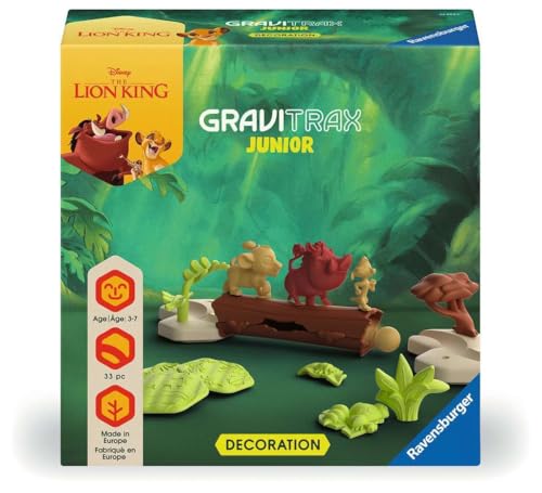 Ravensburger 23862 Gravitrax Junior Extension Disney Lion King, Pista Per Biglie Per Bambini Dai 3 Anni In Su, Con Personaggi Del Re Leone