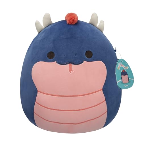 Squishmallows Sqcr07267 - Peluche Ufficiale Jazwares Cian Der Basilisk, 30 Cm