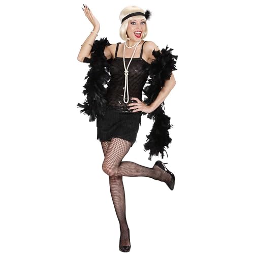 "Flapper" (Dress, Headband With Feather) - (M)