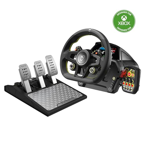 Turtle Beach Velocityone Race Sistema Volante E Pedaliera Con Force Feedback, Leve Del Cambio Magnetiche & Sensori Ad Effetto Hall Per Xbox Series X|S