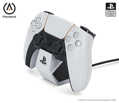 Stazione Di Ricarica Powera Singola Per Il Controller Wireless Dualsense - Bianco, Ricarica Del Controller Dualsense, Ricarica, Sony Playstation, Ps5,
