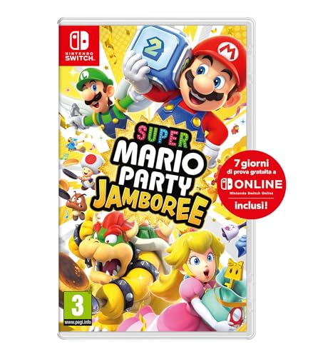 Super Mario Party Jamboree + 7 Giorni Di Nso - Videogioco Nintendo - Ed. Italiana - Versione Su Scheda