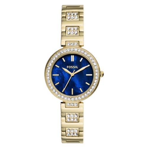 Fossil Orologio Analogico Al Quarzo Donna Con Cinturino In Acciaio Inossidabile Bq3924