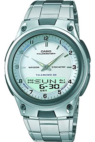 Casio Aw80D-7A - Orologio Sportivo Cronografo Da Uomo, 10 Anni Con Batteria