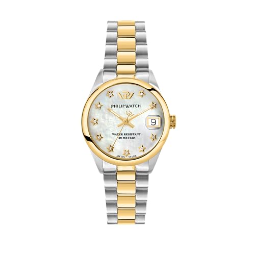 Philip Watch Orologio Analogico Al Quarzo Donna Con Cinturino In Acciaio Inossidabile R8253597627