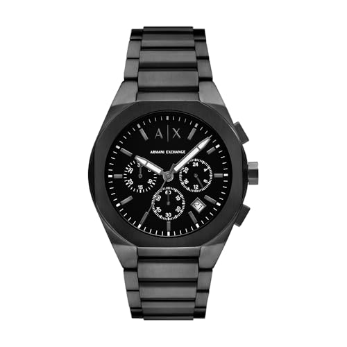 Armani Exchange Orologio Analogico Al Quarzo Uomo Con Cinturino In Acciaio Inossidabile Ax4183