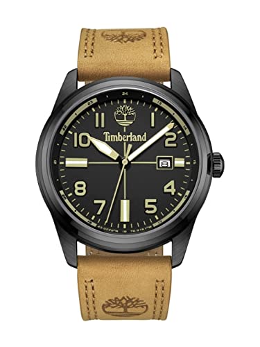 Timberland Orologio Analogico Al Quarzo Uomo Con Cinturino In Pelle Tdwgb2230701