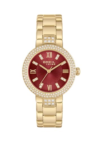 Breil, Collezione Dance Floor, Orologio Donna, Bracciale In Acciaio Lucido, Lunetta Con Cristalli, Quadrante Con Lavorazione Sunray, Movimento Al Quar