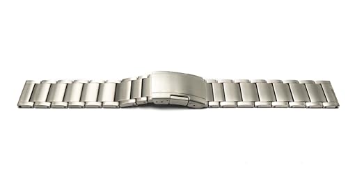 System-S Cinturino 22Mm In Titanio Con Fibbia Deployante Per Smartwatch Grigio, Metallizzato/Grigio, Eine Grösse