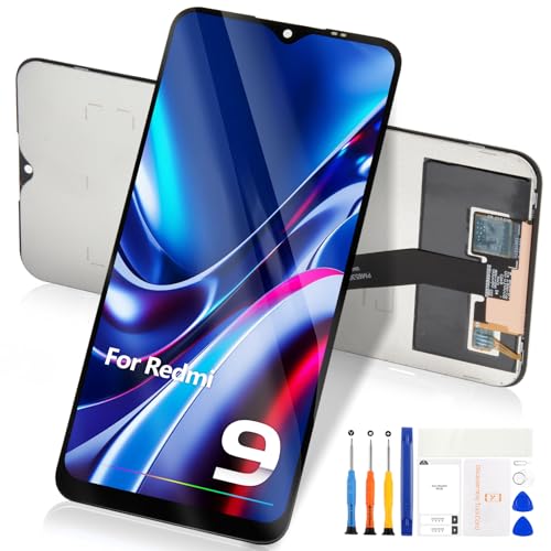 Schermo Per Xiaomi Redmi 9 /Redmi 9 Prime Lcd Display, Per Redmi 9 Schermo Touch Screen Digitizer Ricambio Replacement Per Redmi 9 Prime Schermo M2004