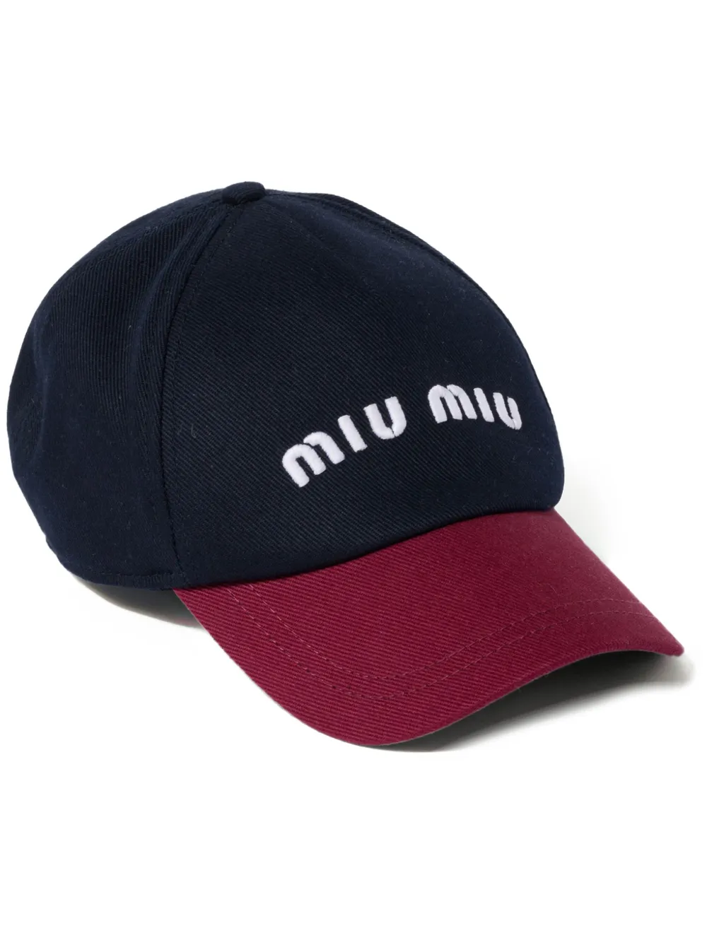 Miu Miu Drill baseball cap - Blu