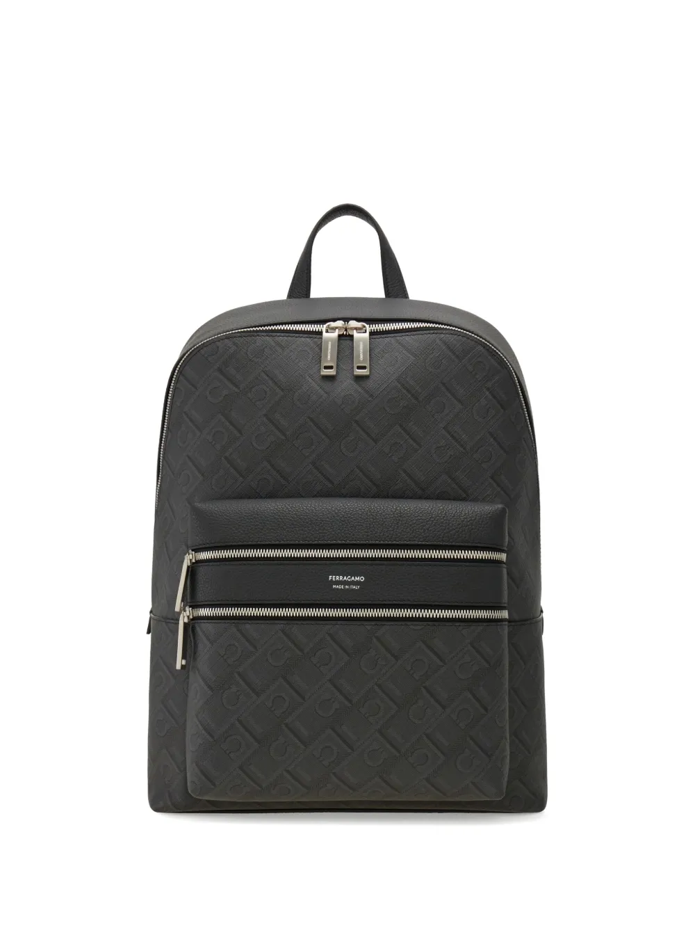 Ferragamo embossed backpack - Grigio