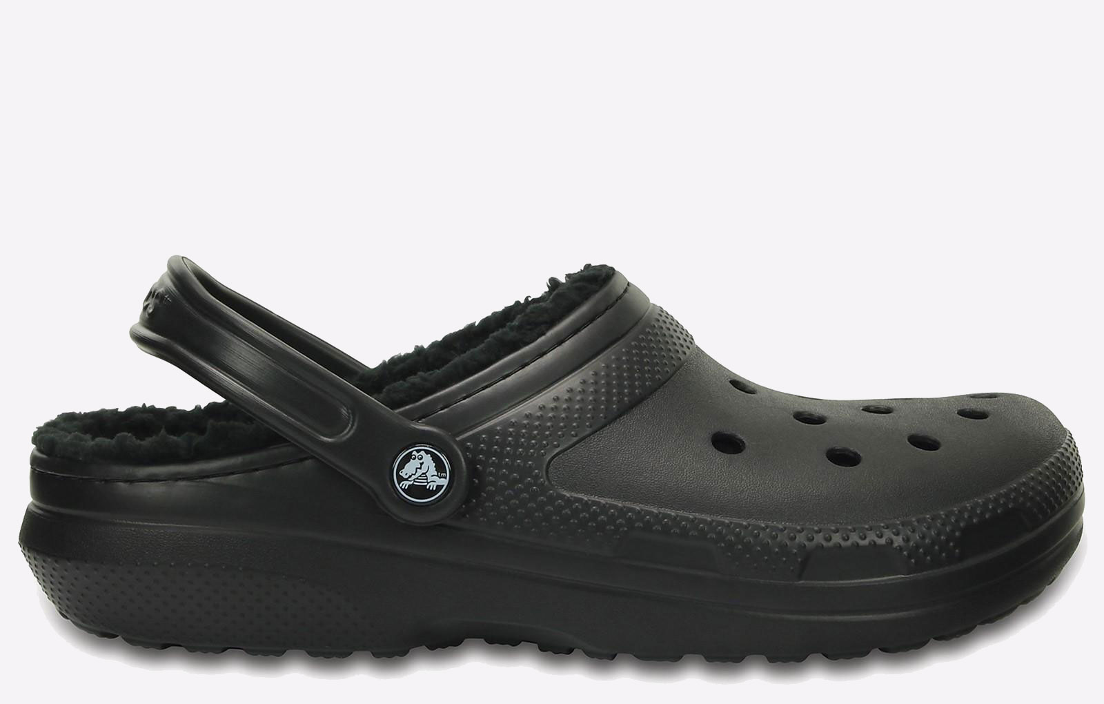 Women's Crocs Classic Lined Clogs in Black