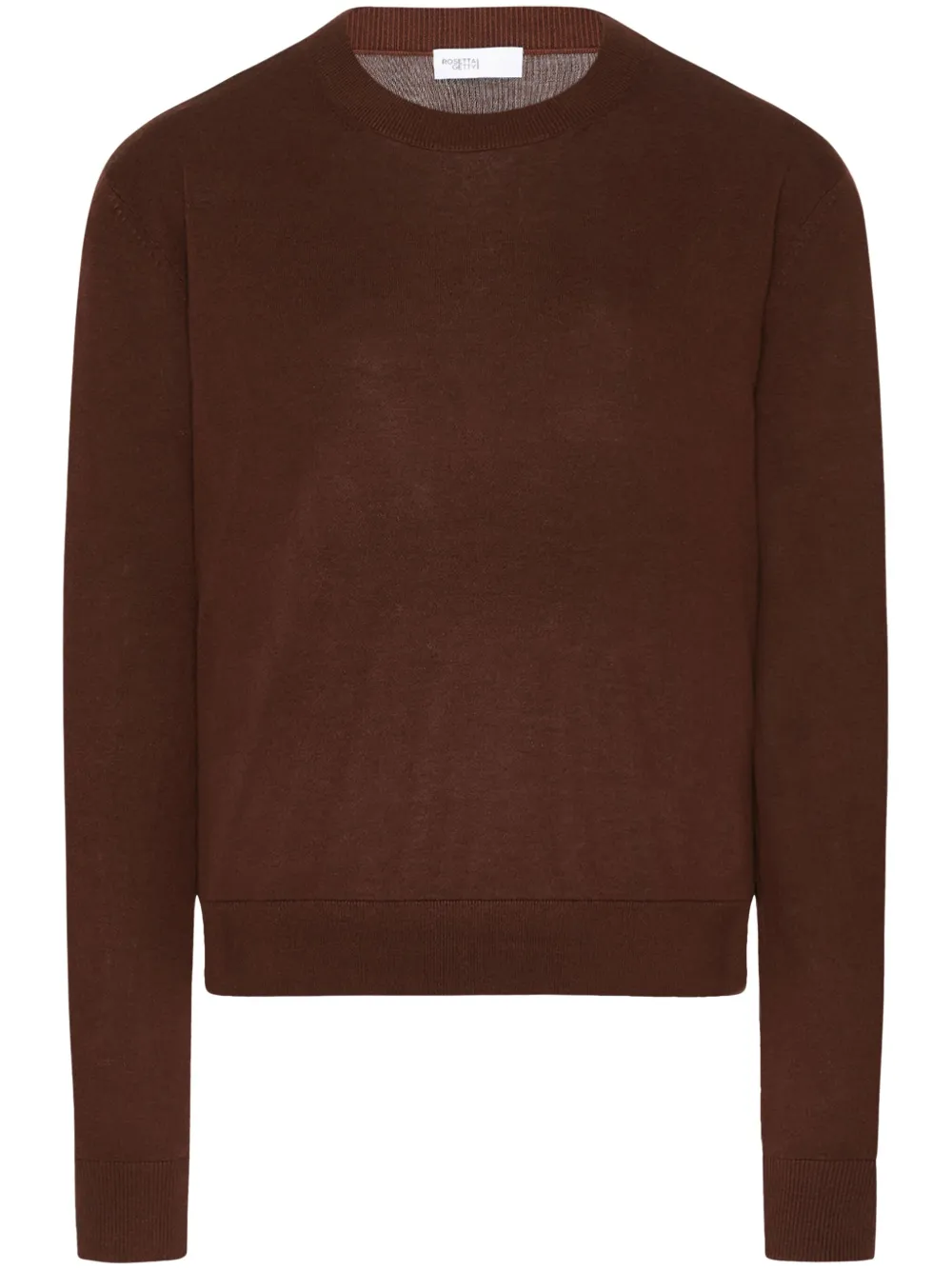 Rosetta Getty crew-neck jumper - Marrone