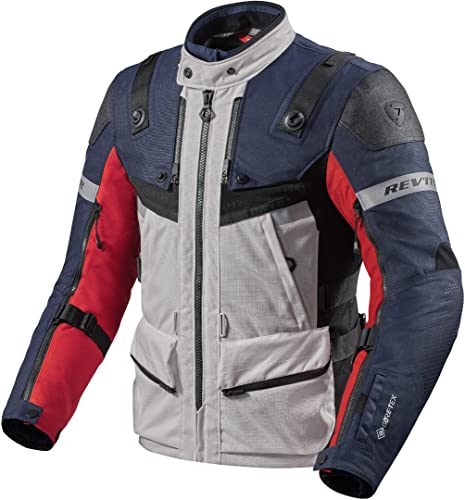Revit Defender 3 Gtx Giacca Tessile Moto Rosso/Blu L