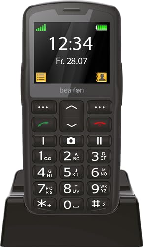 Beafon, Sl260, Silverline, Telefono A Pulsanti, Per Anziani Con Pulsante Di Emergenza Sos, Compatibile Con Apparecchi Acustici, M4/T4, Segnale Luminos