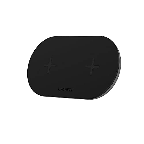 Cygnett Twofold 20W Dual Wireless Charger Nero - Eu/Uk - Stazione Di Ricarica Rapida