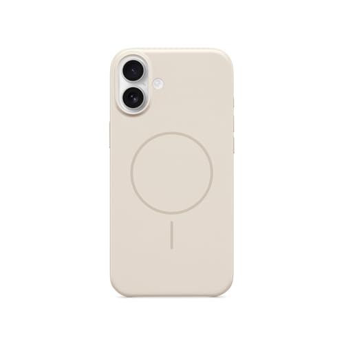 Custodia Beats Per Iphone 16 Plus - Custodia Protettiva Magsafe, Resistente Ai Graffi, Sottile, Fodera In Microfibra - Pietra Naturale