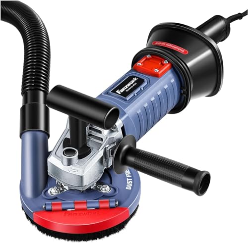 Fanzwork 1500W Smerigliatrice Per Calcestruzzo Set Di Smerigliatrici Per Calcestruzzo, Velocità Regolabile, Incl. Tazza Diamantata Premium Da 125 Mm, 