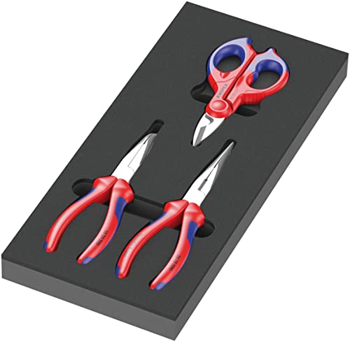 Wera 05150181001 9781 Termoformato In Spugna Pinze Knipex Set 2, 3 Pezzi