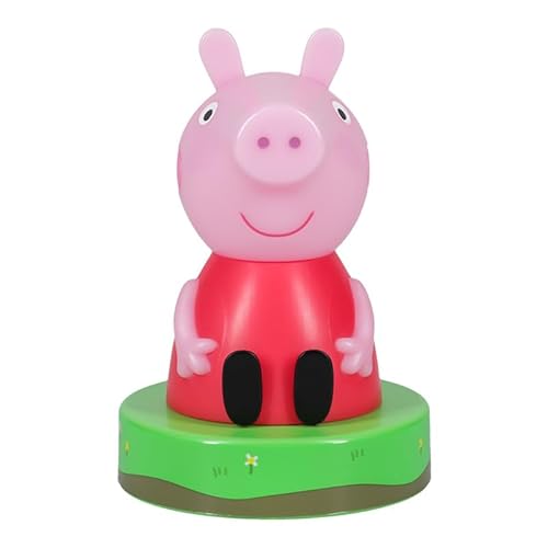 Paladone Peppa Pig - Lampada Da Scrivania Autoportante Con Licenza Ufficiale, Decorazione Per La Stanza Dei Giochi E Merchandising Per Ragazzi E Ragaz
