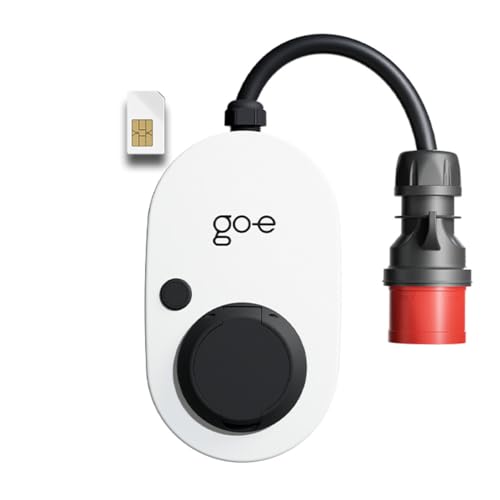 Go-E Charger Gemini Flex 2.0, 22 Kw (32A 3-Phasig) (Weiß/Schwarz, Mobile Ladestation, 4G/Lte)
