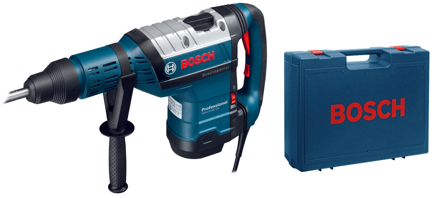 Martello perforatore attacco sds-max bosch 1500w gbh 8-45 dv + valigetta